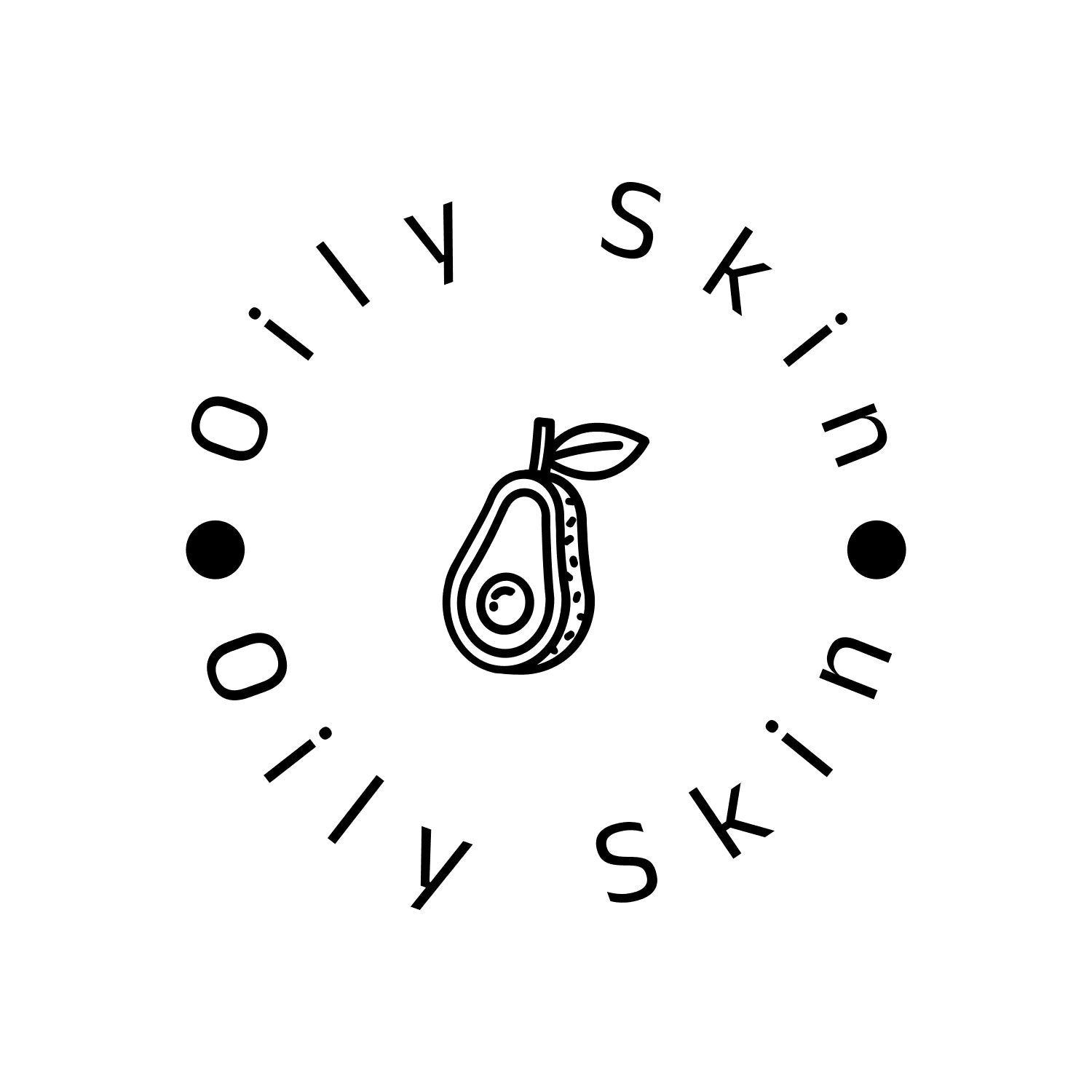Oily skin type