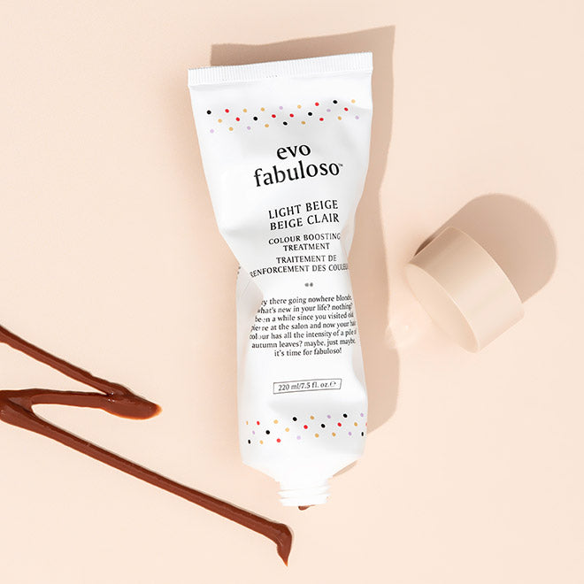 Evo Fabuloso Light Beige Colour Boosting Treatment/ colour intensifying conditioner/ colour depositing conditioner 220ml tube