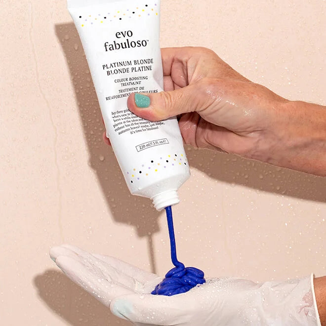 Evo Fabuloso platinum blonde colour boosting treatment/ colour intensifying conditioner/ colour depositing conditioner 220ml