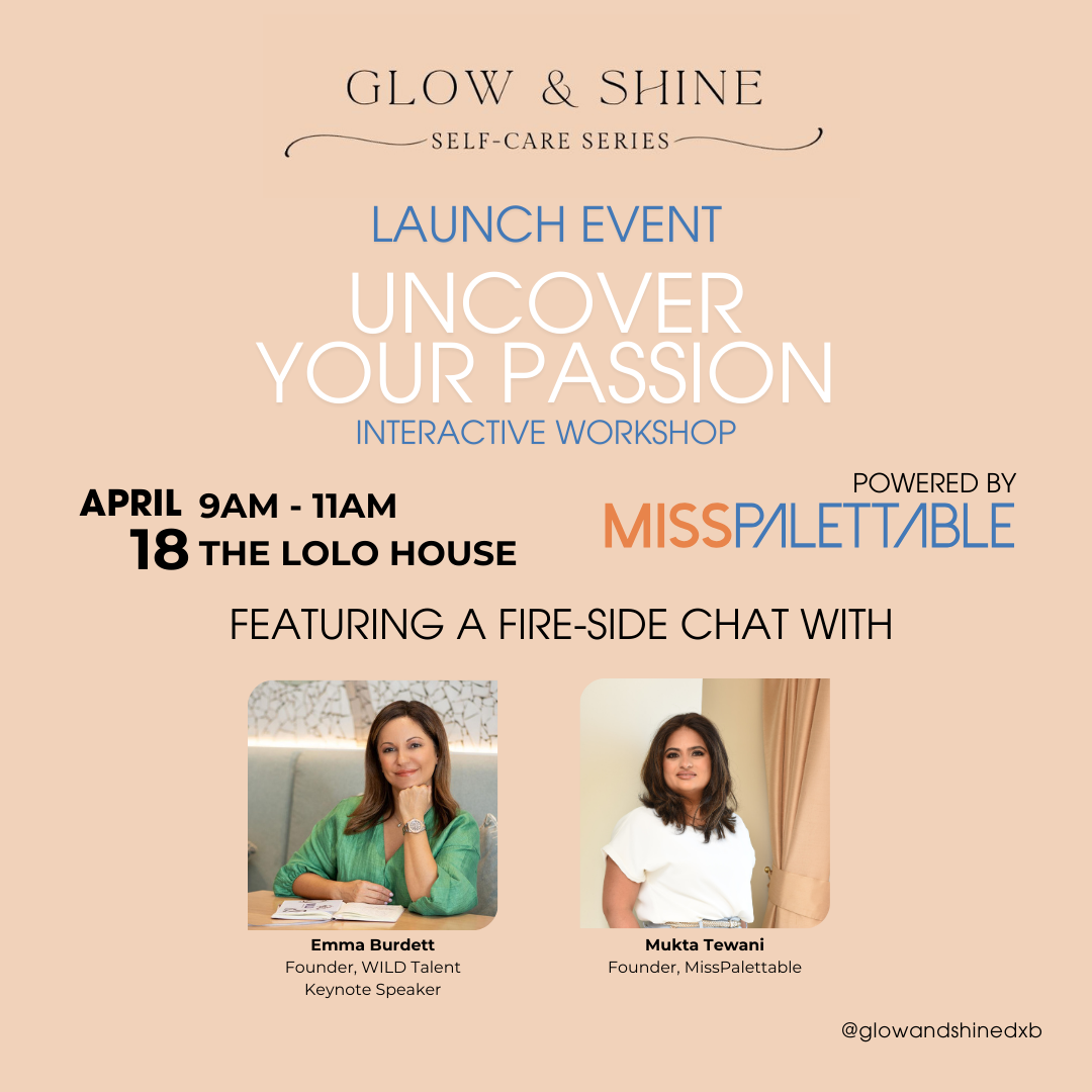 Glow & Shine Launch Event: Uncover Your Passion