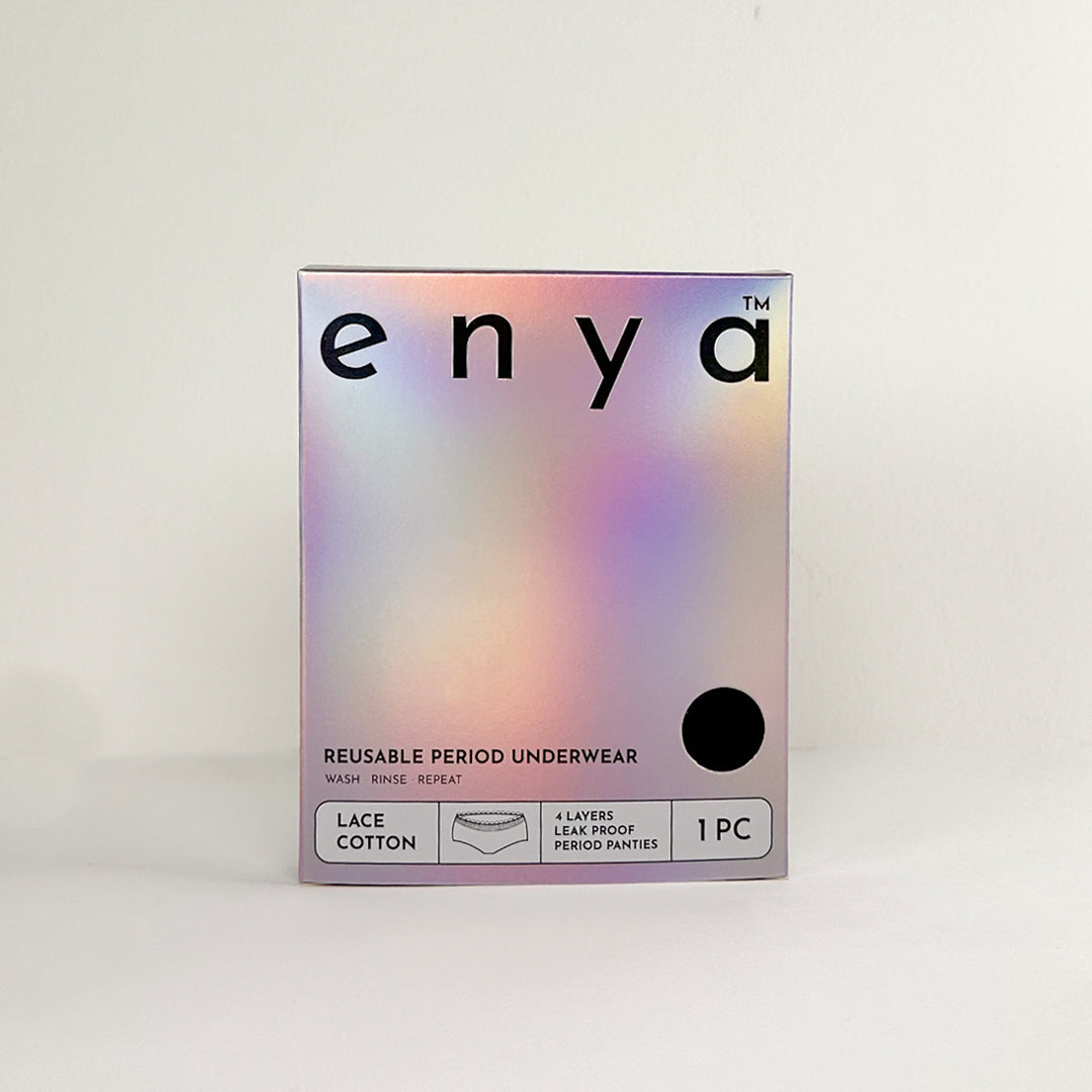 Enya Reusable Period Panties (lace cotton)