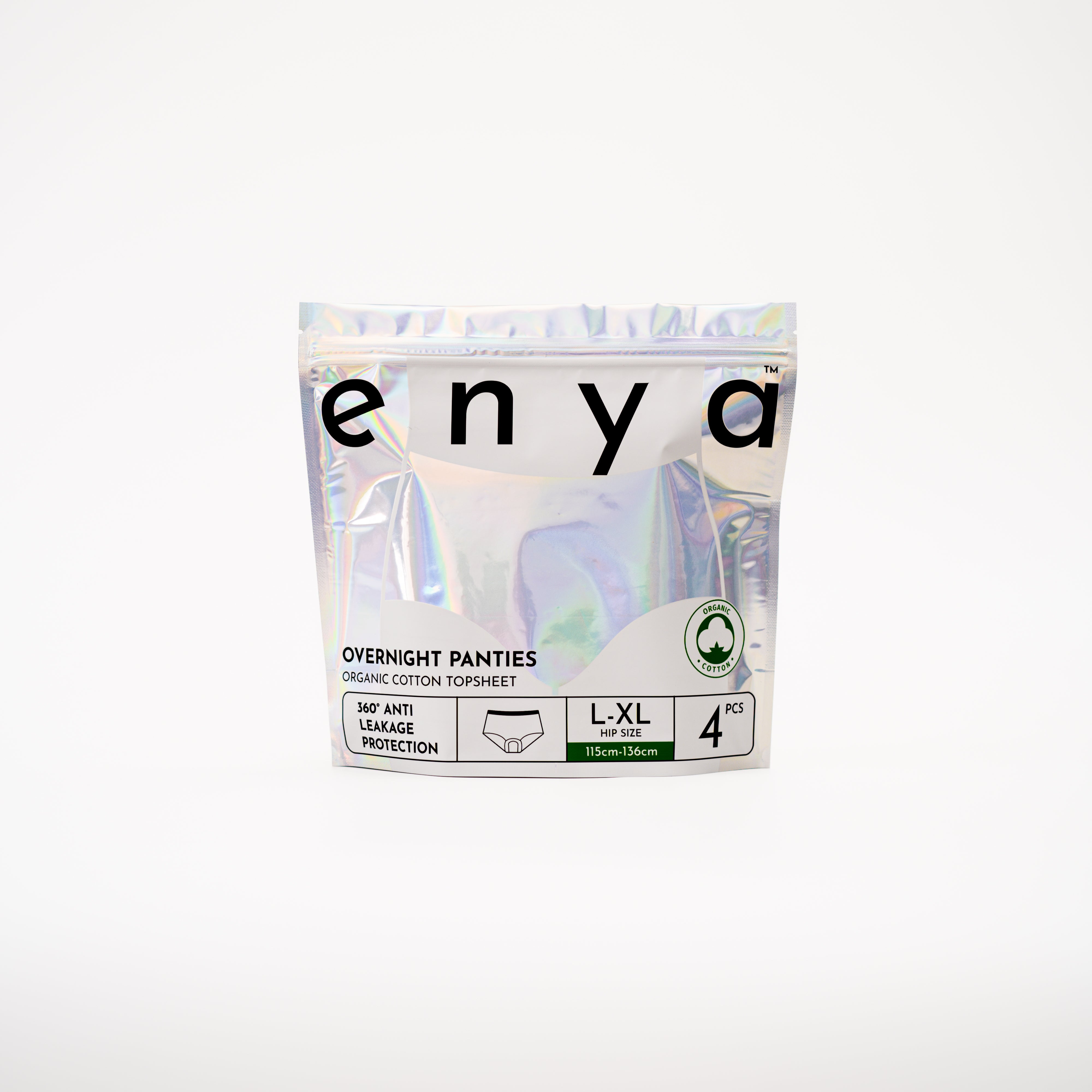 Enya Overnight Panties organic cotton overnight period panties