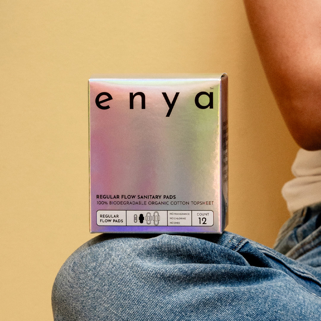 Enya Regular Flow organic cotton periods pads